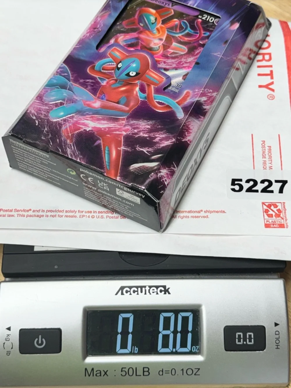 Pokemon TCG Deoxys V Battle Deck 60 Card Ready to Play Sealed New